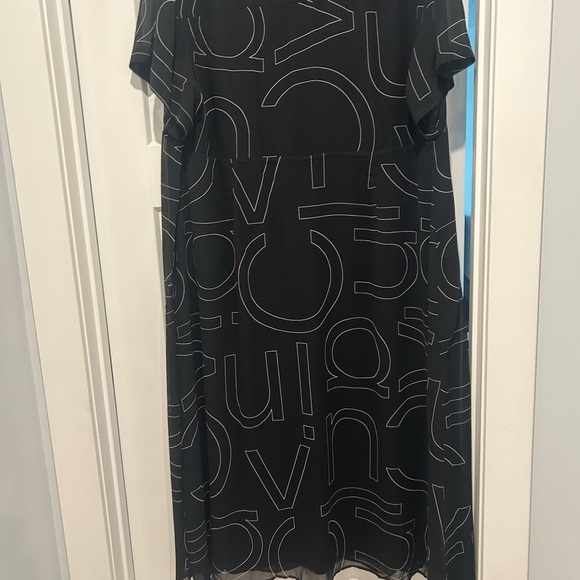 NWT Calvin Klein Women’s Plus Size 24 Graphic Logo Dress - Picture 11 of 13